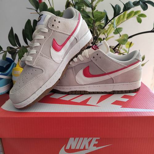 Cheap Nike Dunk Low Grey Red Double Swoosh Shoes Unisex-114 - Click Image to Close